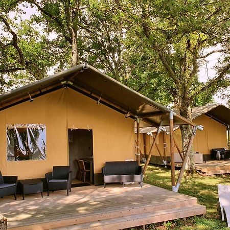 Glamping Les Arbres, Luxe Safaritent Met Zwembad Cronat エクステリア 写真
