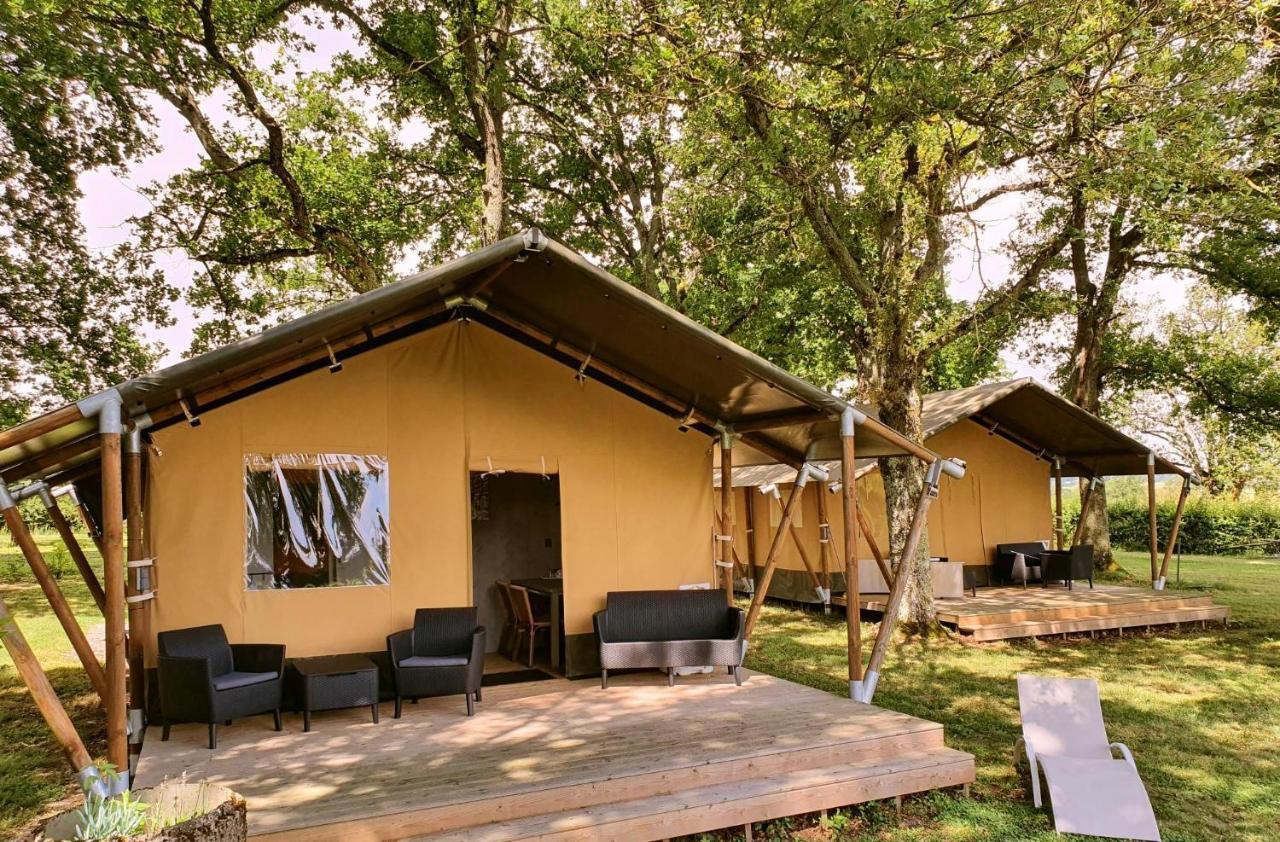 Glamping Les Arbres, Luxe Safaritent Met Zwembad Cronat エクステリア 写真
